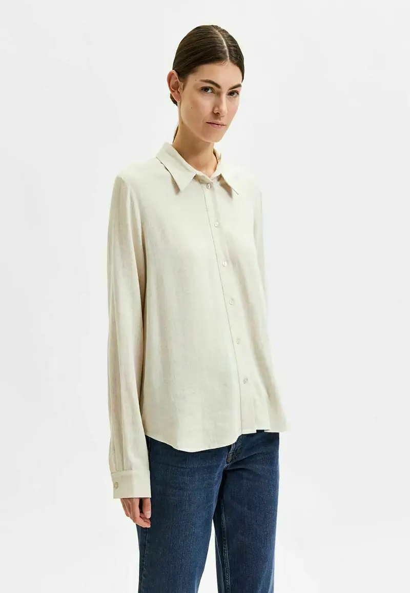 Selected Viva shirt Sandshell