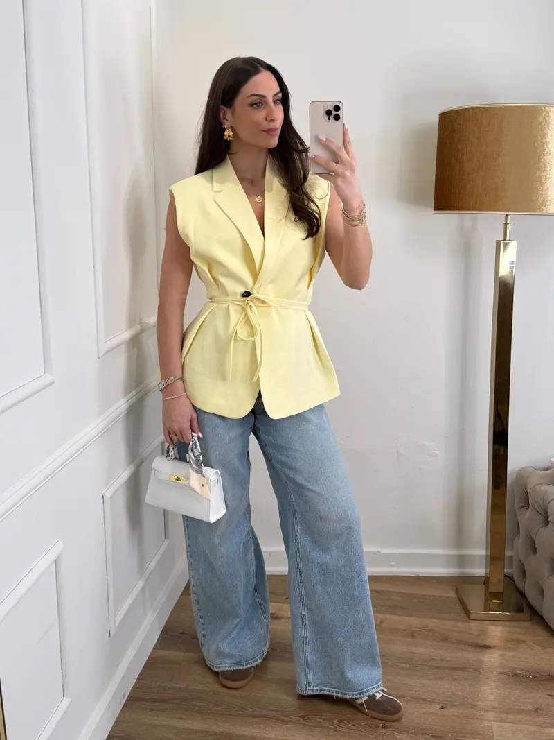 Senna gilet - geel