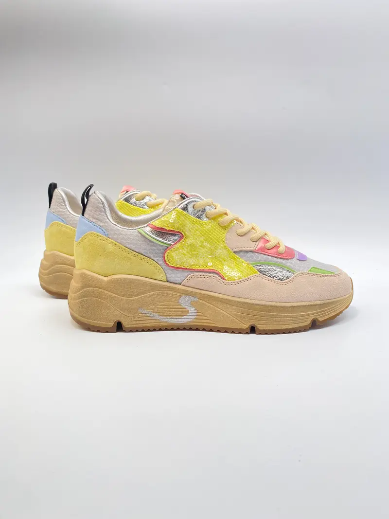 Serafini sneaker malibu grey multicolor
