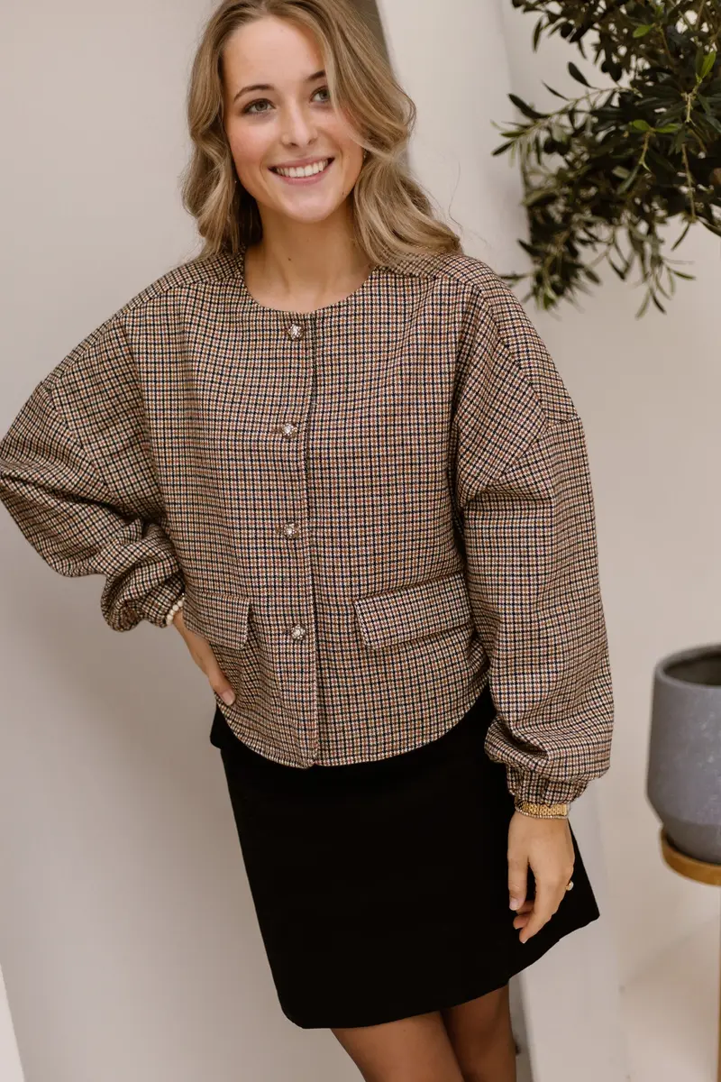 Seraphina Jacket Brown Sugar/Black