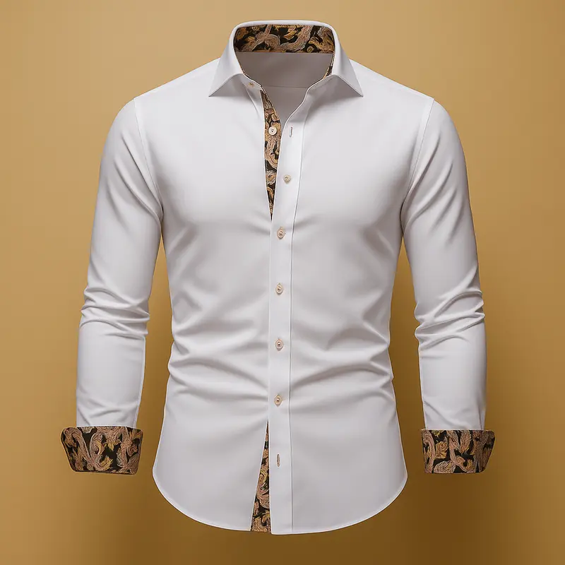 Shirt Men Modern Classic Fit Refined Appeal