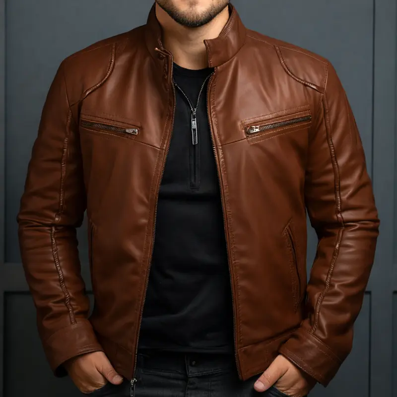 Simon | Schwarze Winterjacke Herren ultraleicht wasserabweisend