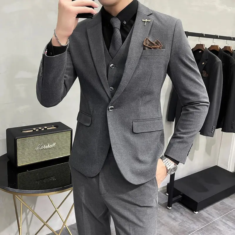 Slim-Fit Dreiteiler - Merlin