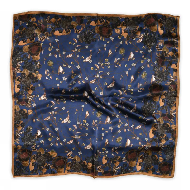 Sneakyfox silk scarf Kayla meerkat