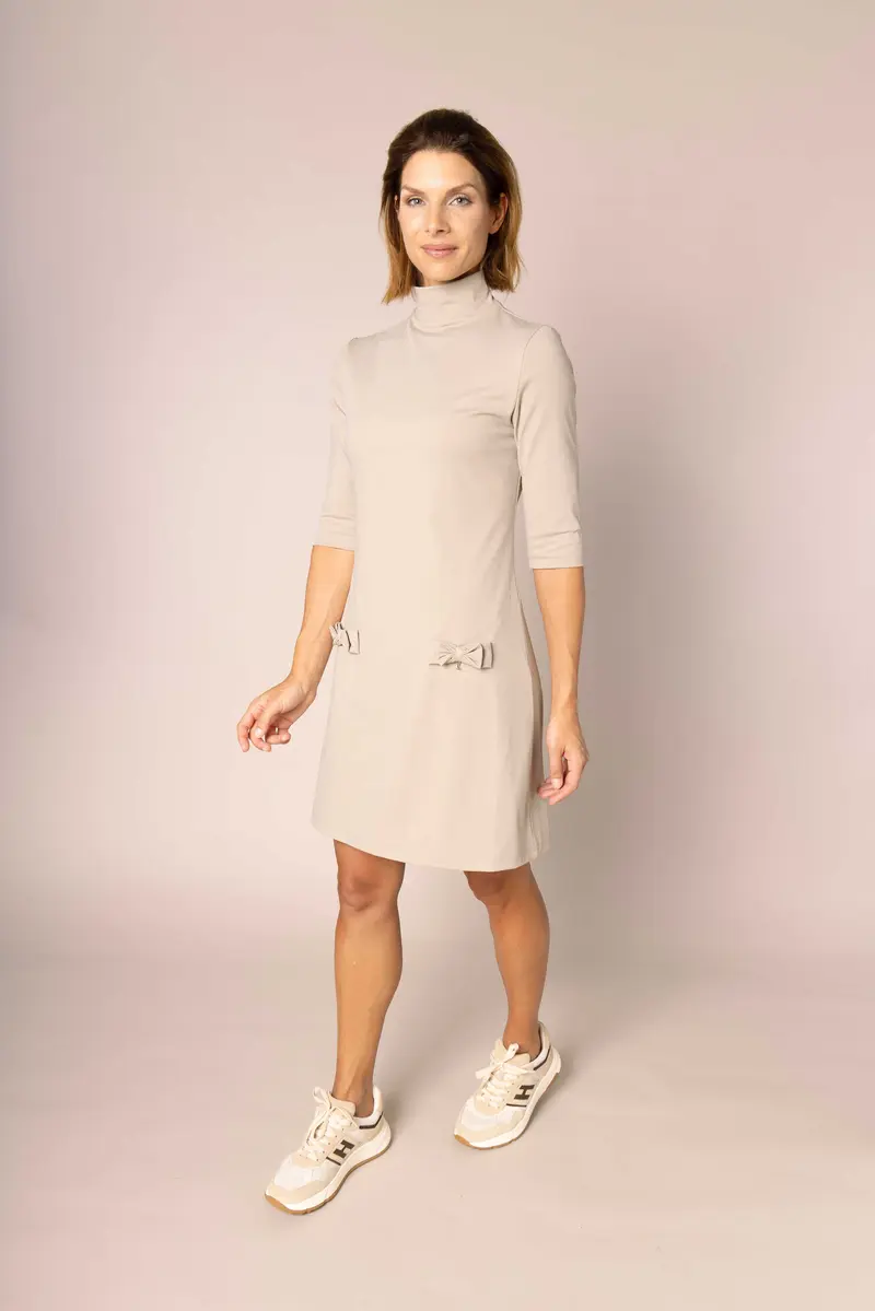 SOLENE DRESS - taupe
