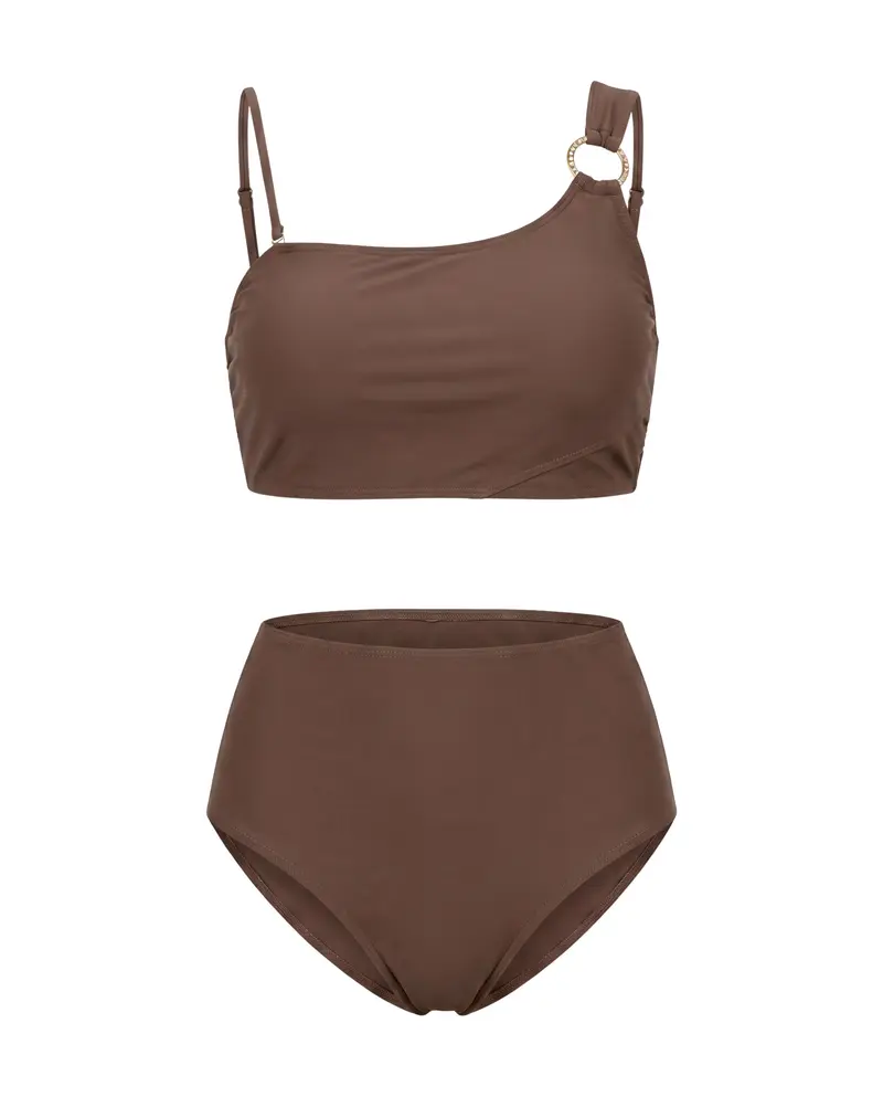 Solid Two-Piece Bikini