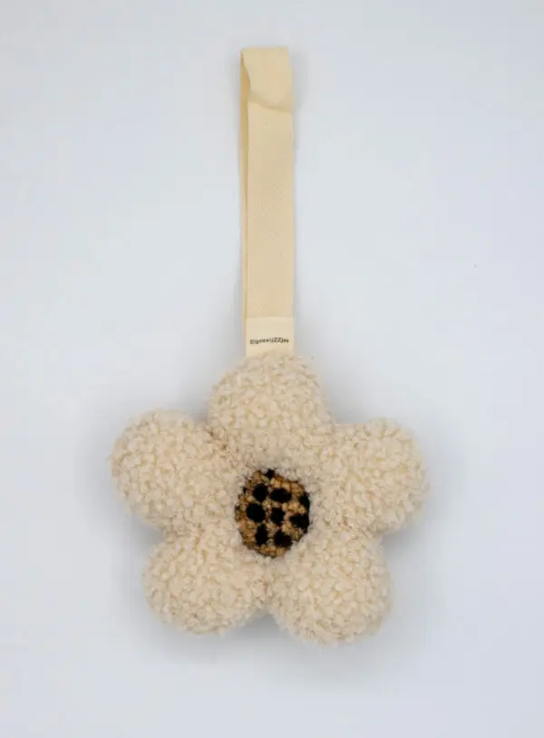 Speenknuffel daisy leopard/vanille