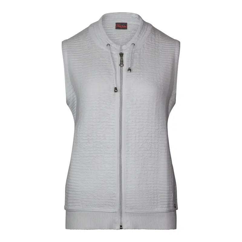 Spencervest Wit Uni Structuur