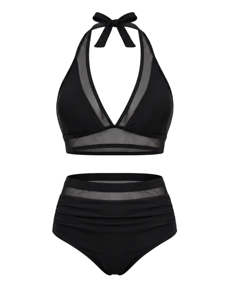 Split Bandage Swimsuit