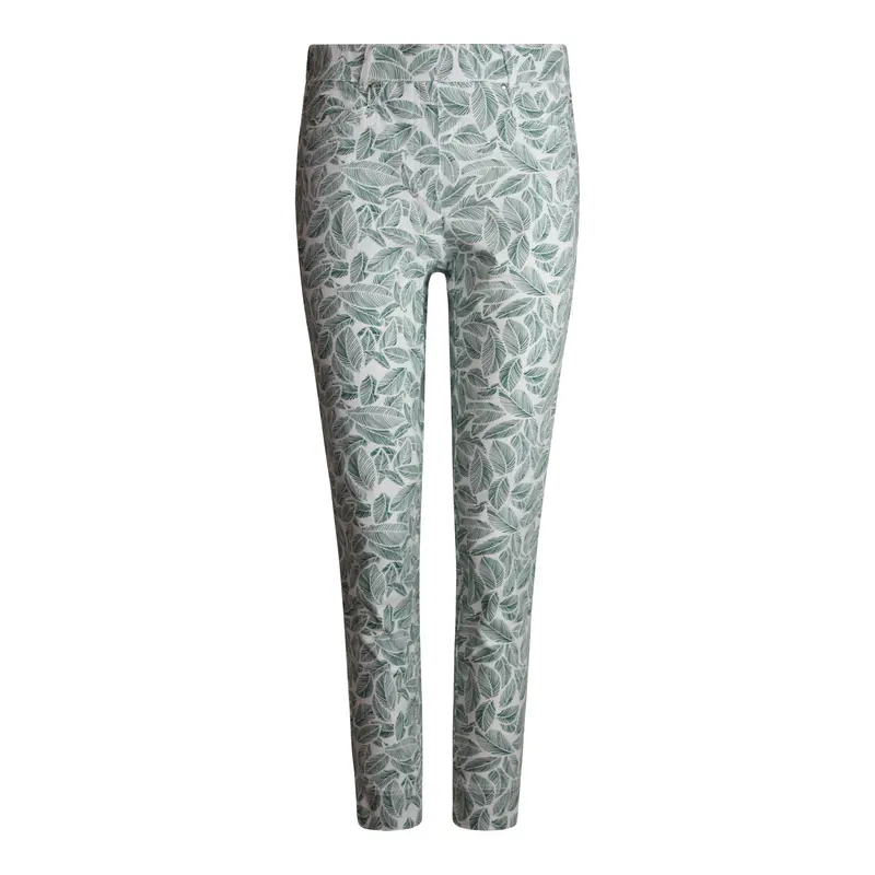 Stretchpantalon Forest Leaves 7/8