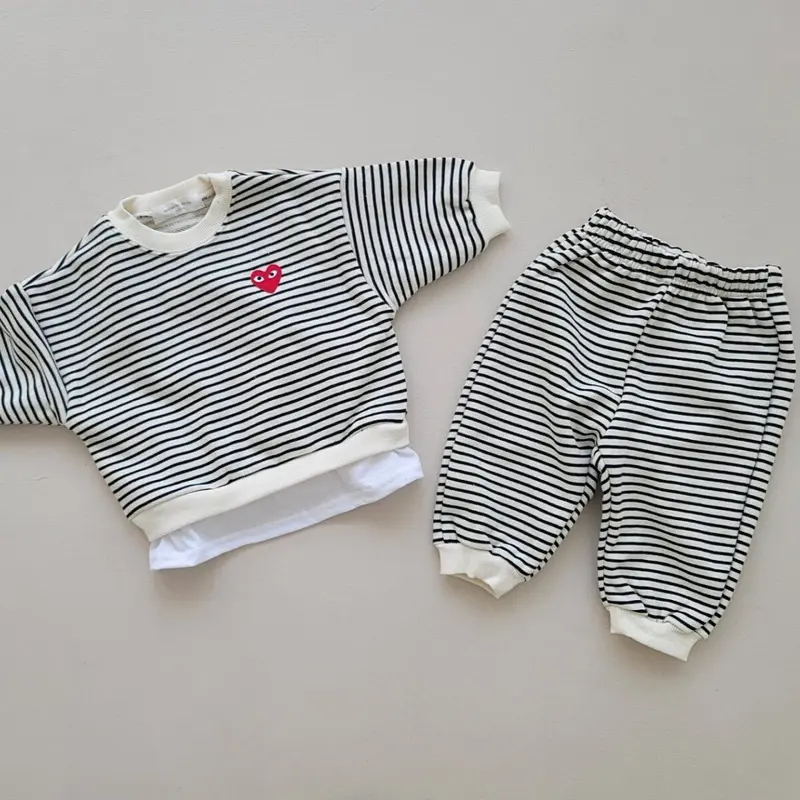 Striped Heart Set
