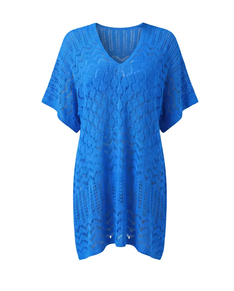 Striped Knit Cover-Up