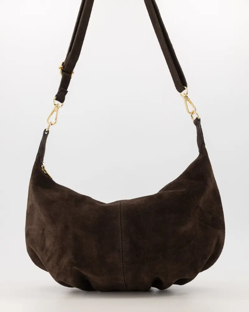 Suede Schoudertas