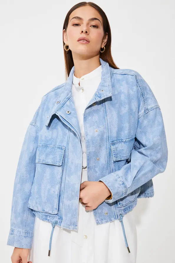 Suncoo veste dixie jeans clair