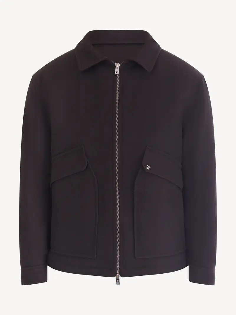 Tagliatore Jas van Wol En Cashmere - Zwart