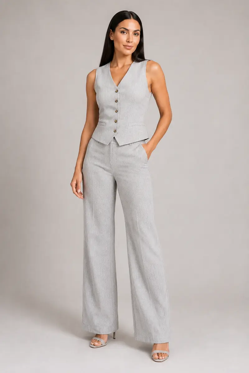 Tailored Waistcoat and Trouser Set