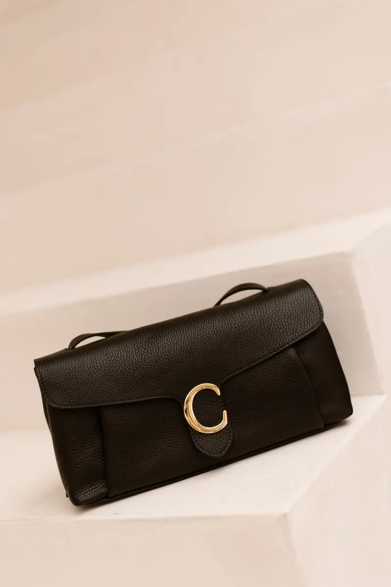 Tas Cadiz leer zwart