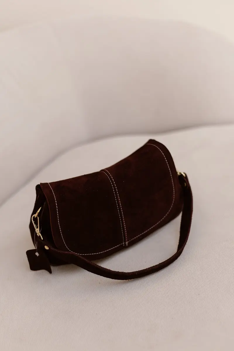 Tas Catania suede bordeaux