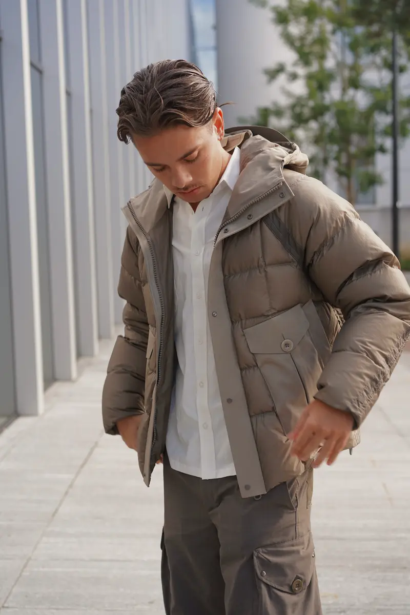TEN C Jack CHINOOK COMBO DOWN JACKET