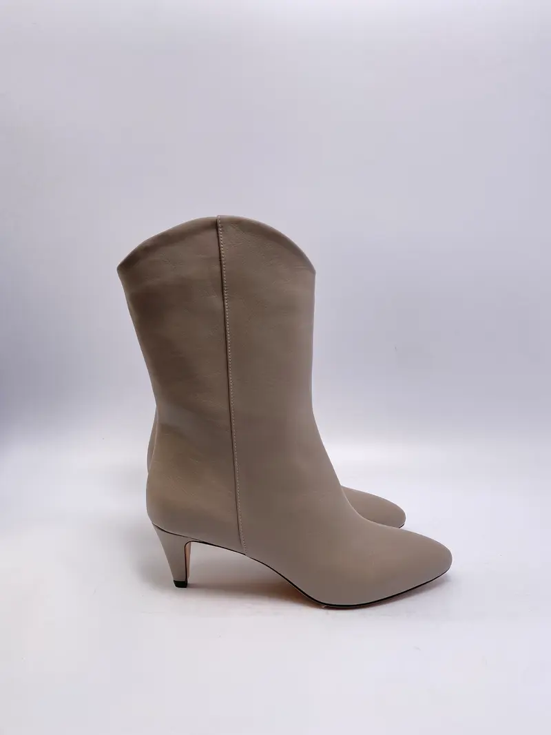 The Seller boots grijs leer