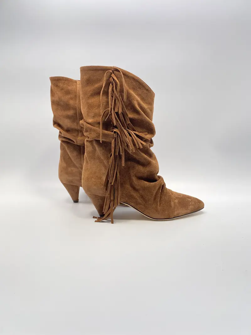 The Seller boots Renna cioccolato franje bruin Se4017