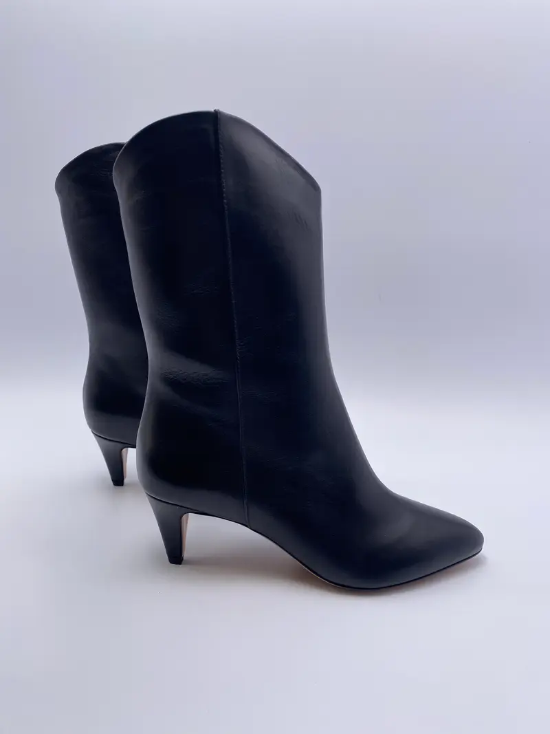 The Seller boots Zwart leer