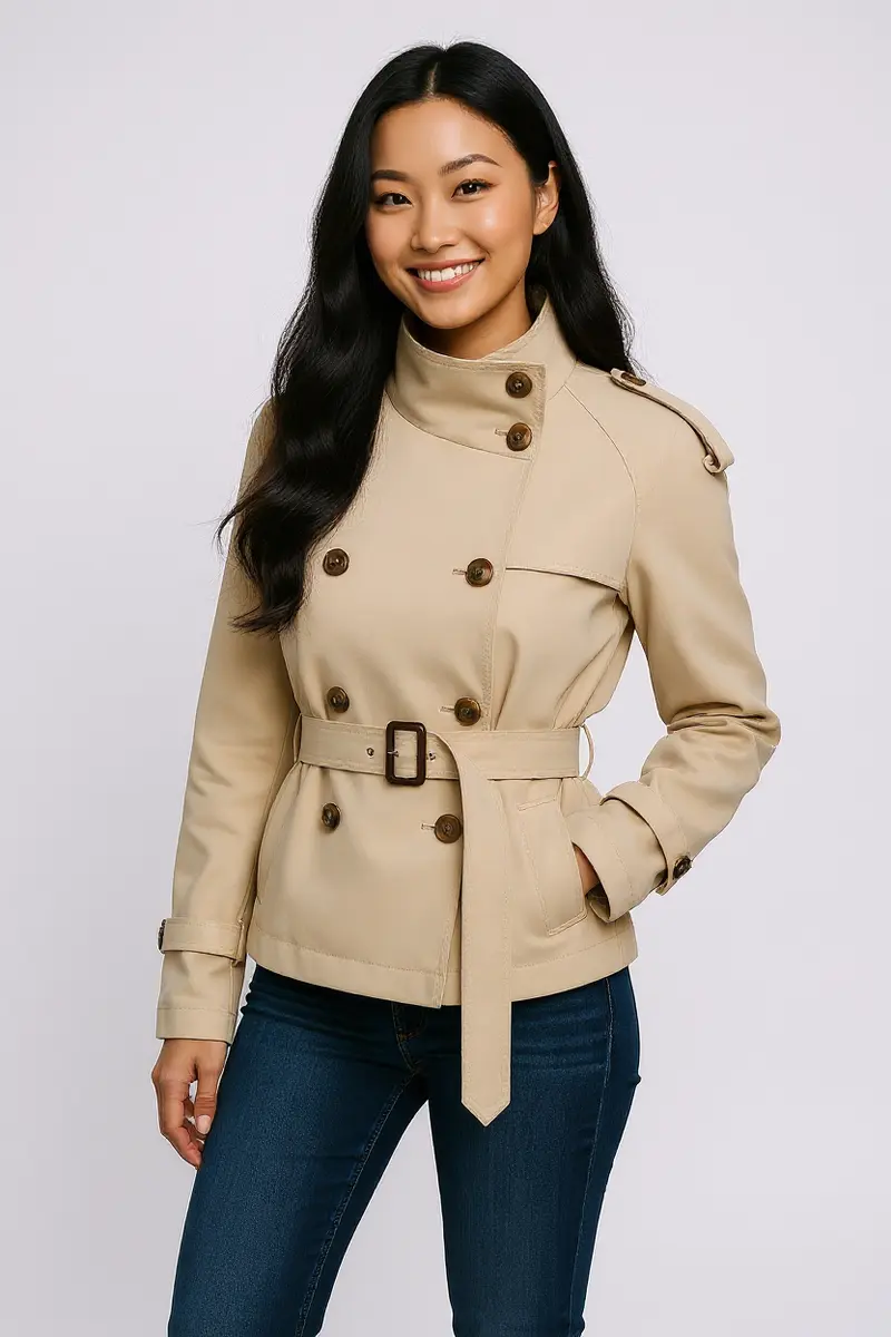 The Serenity™ Autumn Cropped Trench