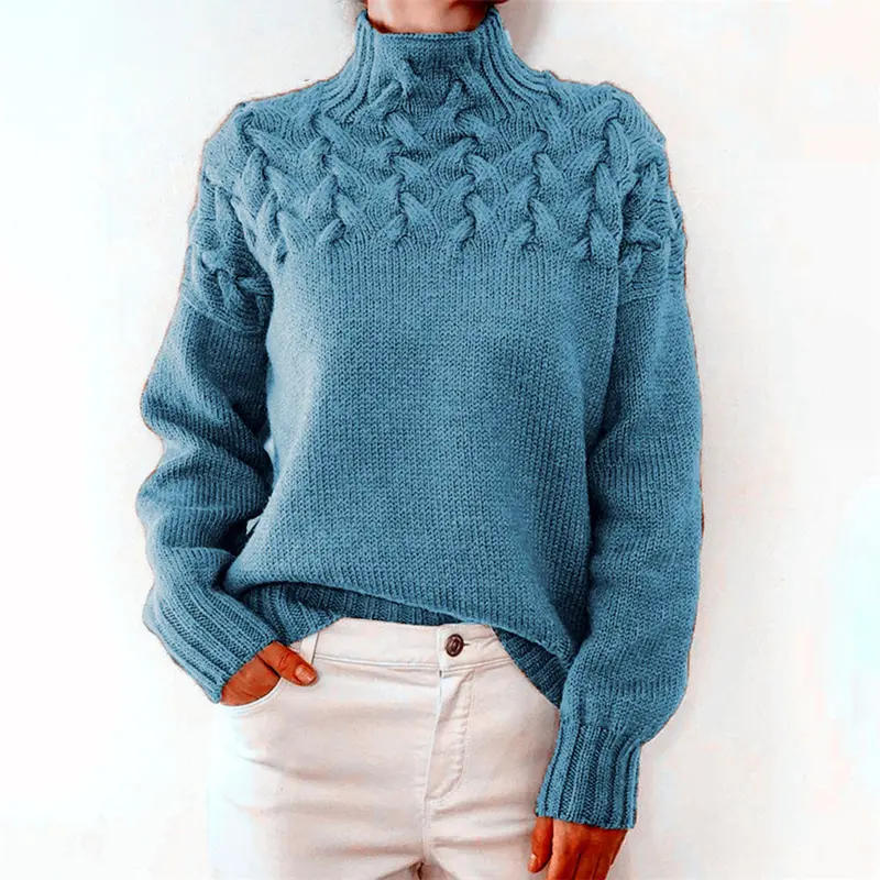 Tiarni™ | Knitted Turtleneck Sweater