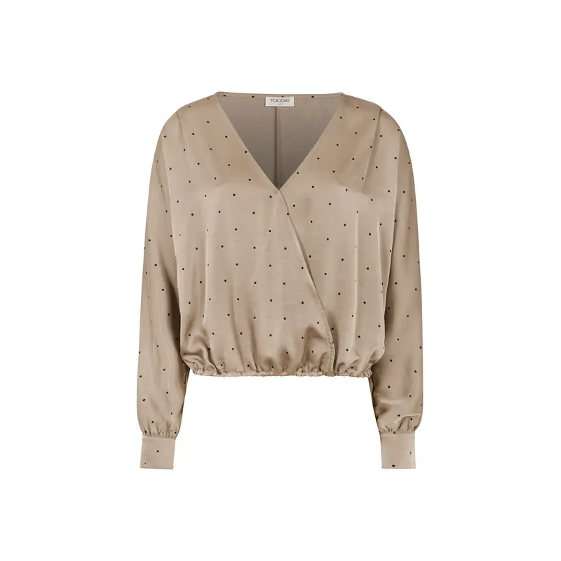 Tooday Aya top Satijn V-hals