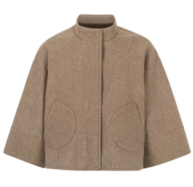 TOODAY Dream Cape Jacket 401 Stone brown