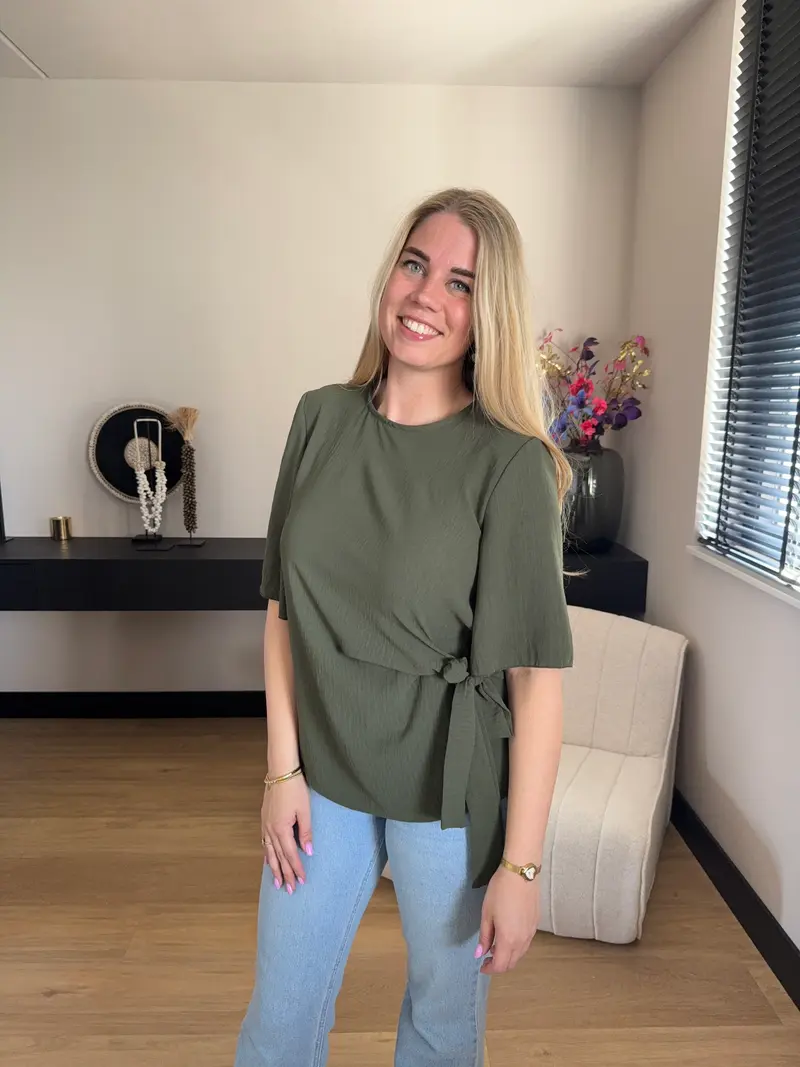 Top Romy army green