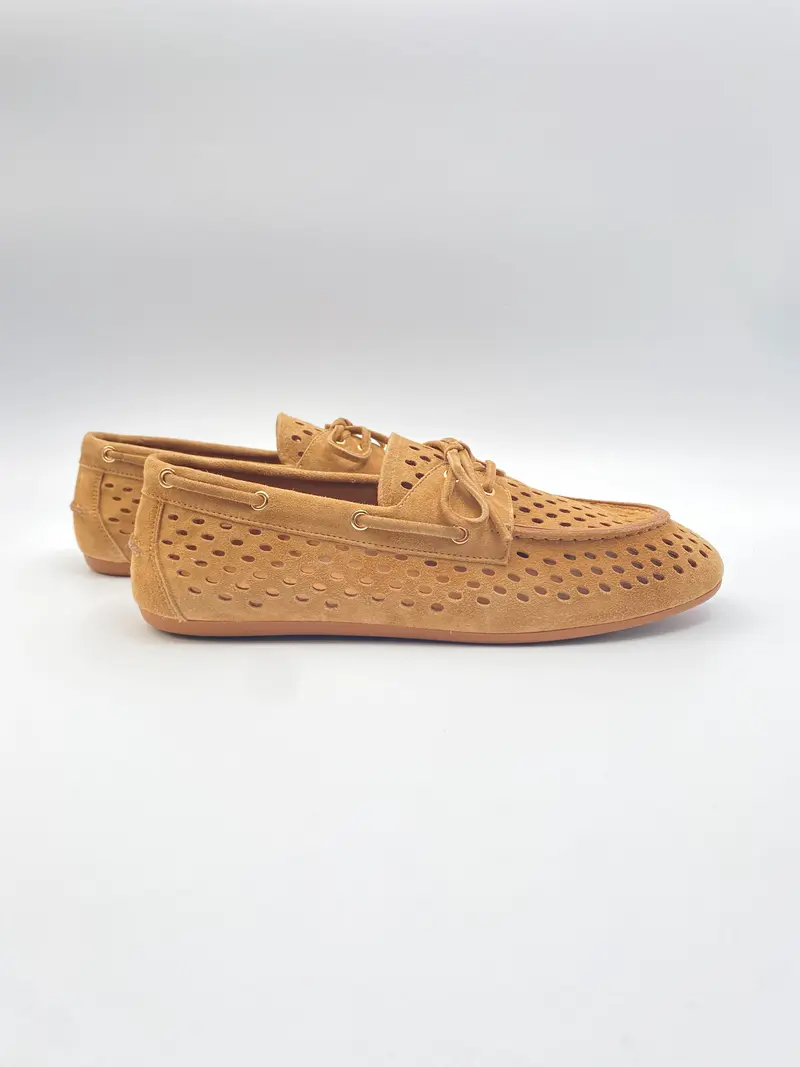 Toral loafer karmel camel suede beige