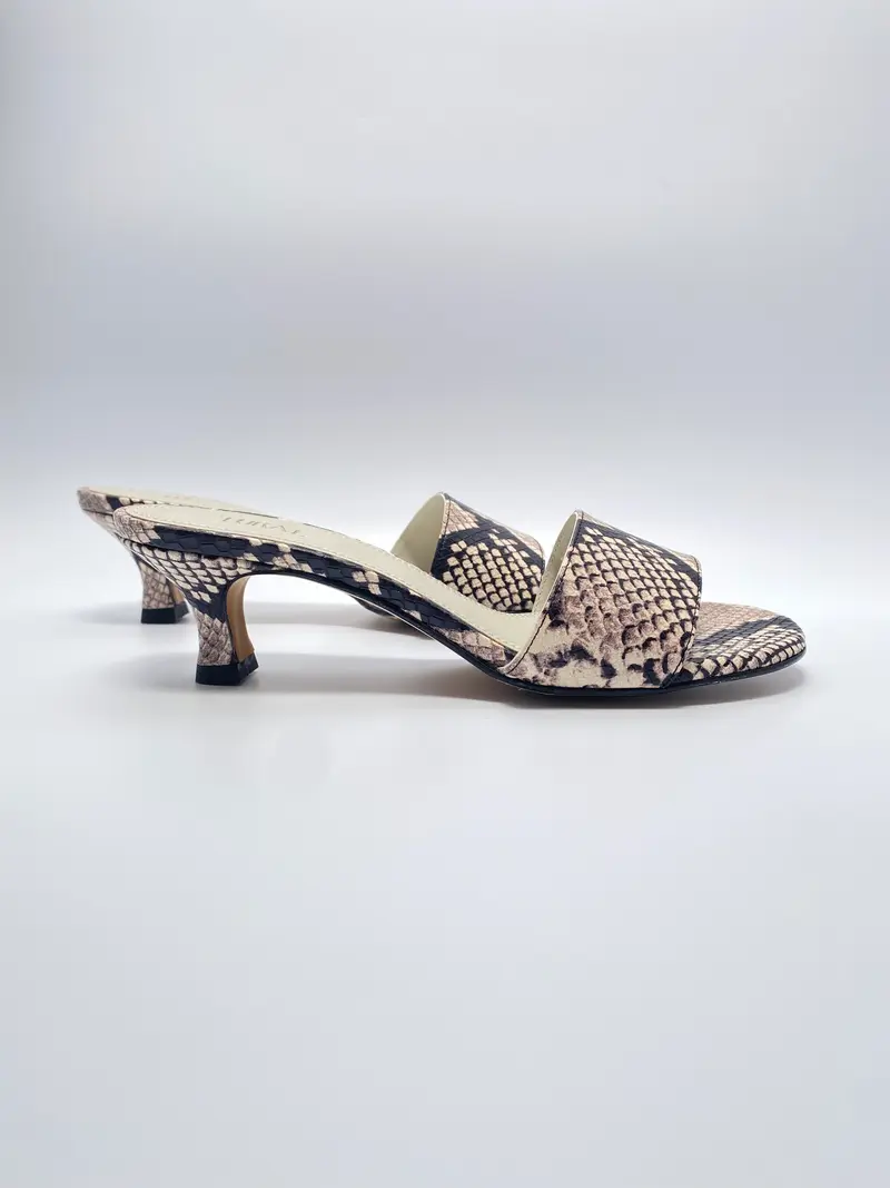 Toral Mary new margot beige python