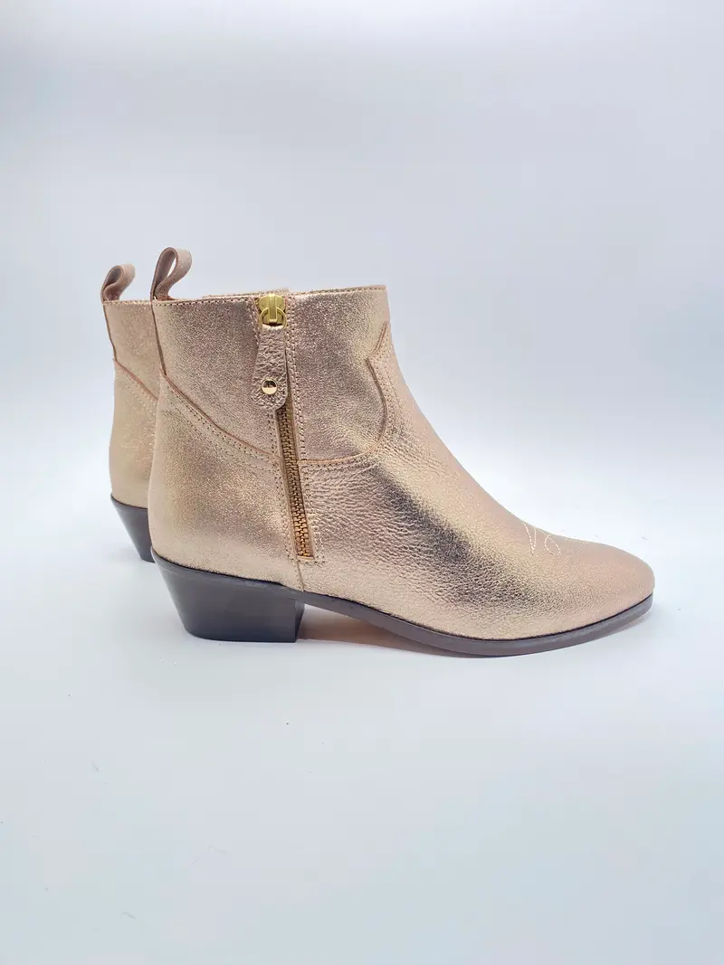 Toral siberia taupe fire metallic enkel laars brons