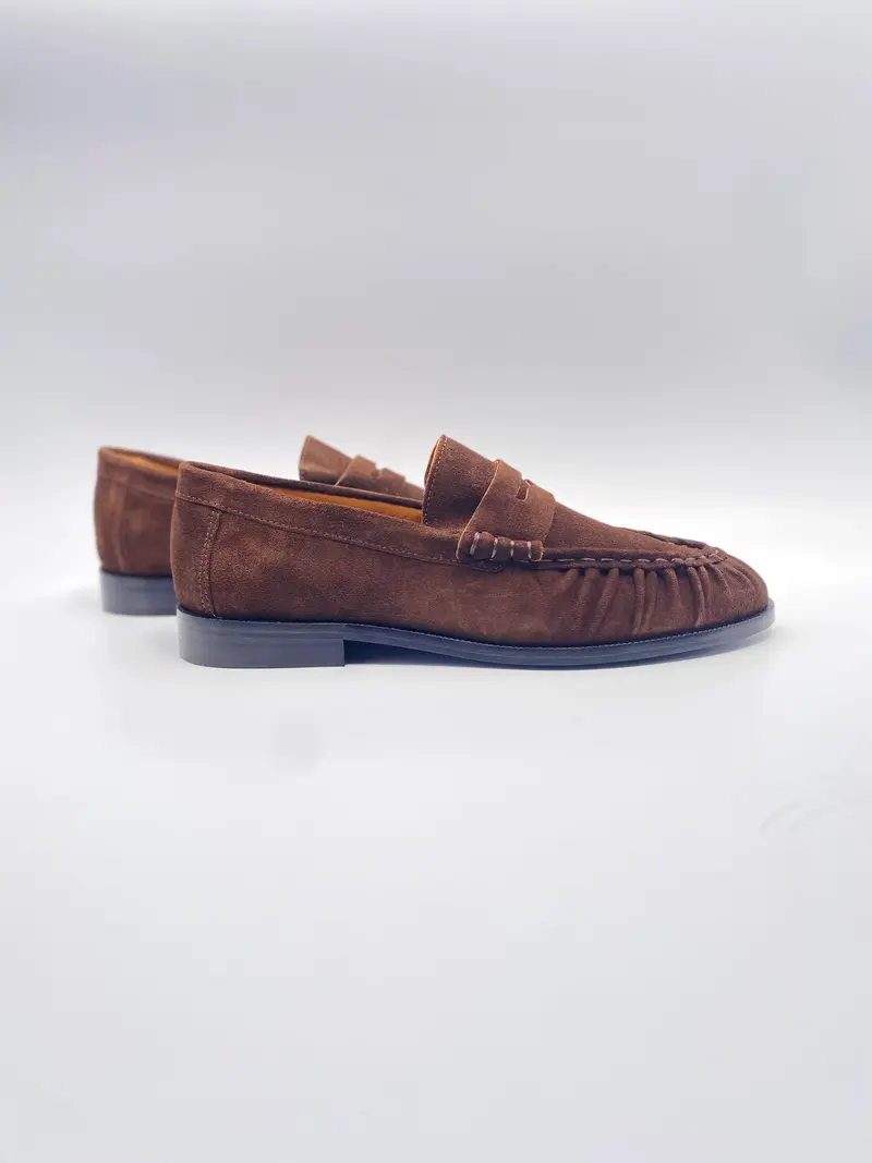 Toral tl-Blake loafer basket suede mustang bruin
