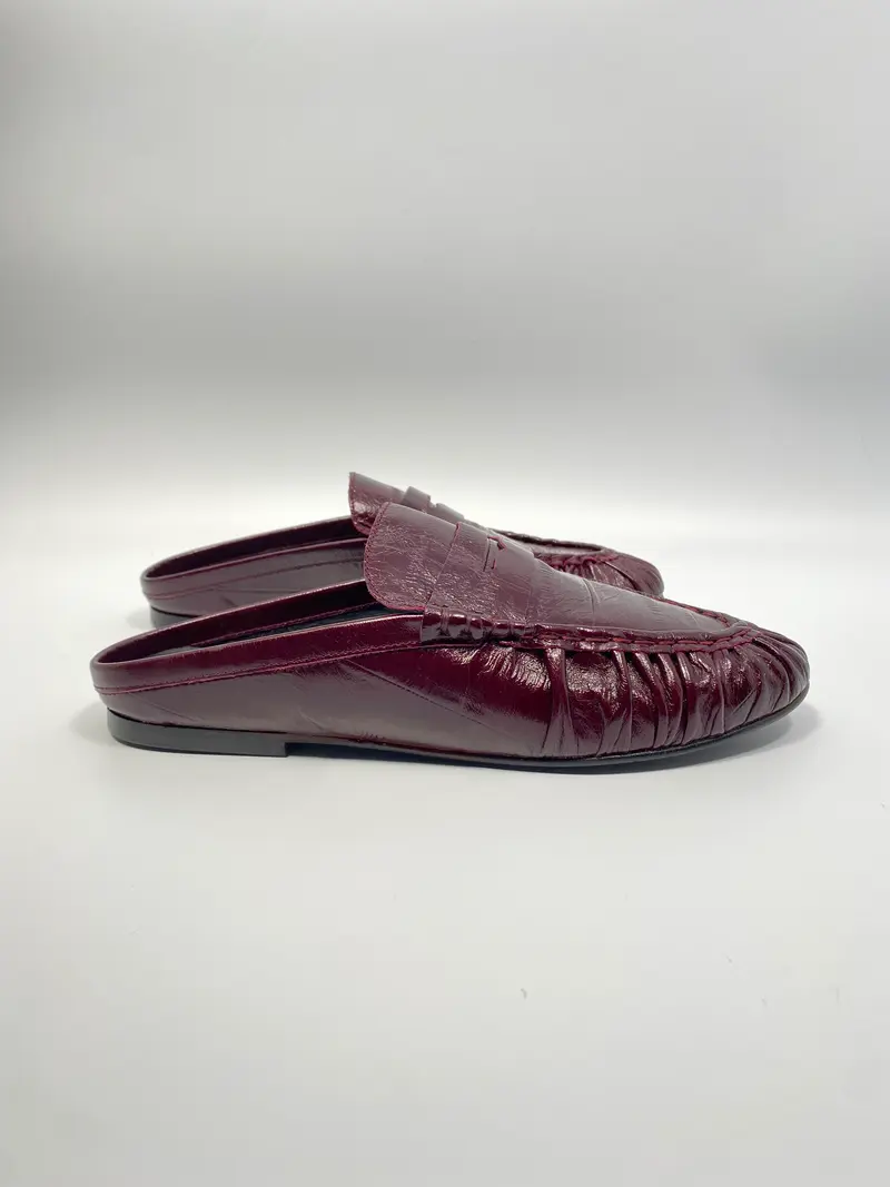 Toral tl-Piper anguila burdeos leather mule