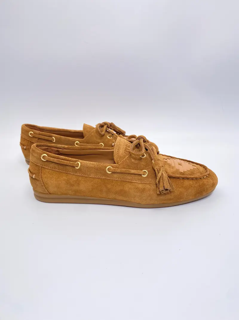 Toral tl-shima gold moccasin cognac/ cheyenne