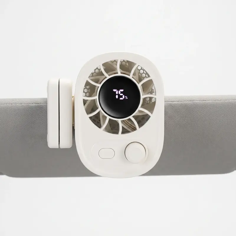 Tragbarer Klemmventilator Mit Display - Aeroclip