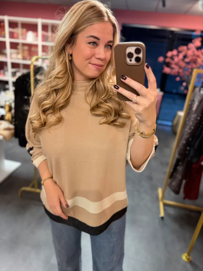 Trui Larissa camel
