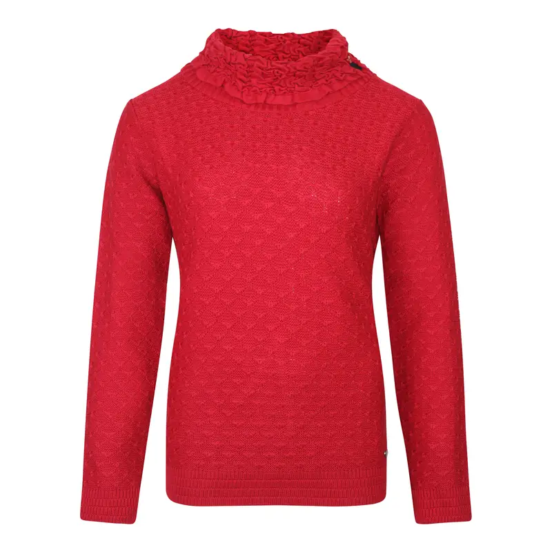 Trui Rood Waaierstructuur Uni