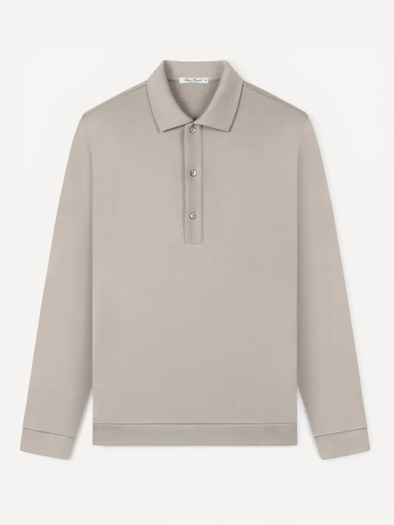 Urpima Sea Island® LS Polo - Stone