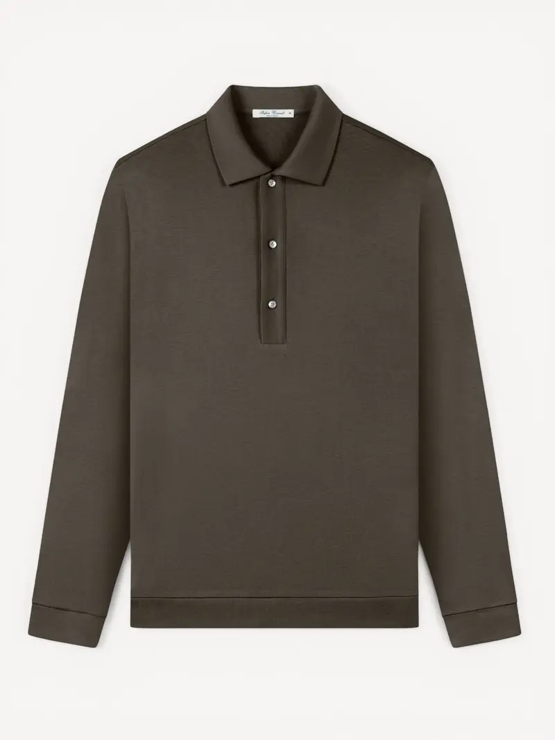 Urpima Sea Island® LS Polo - Taupe