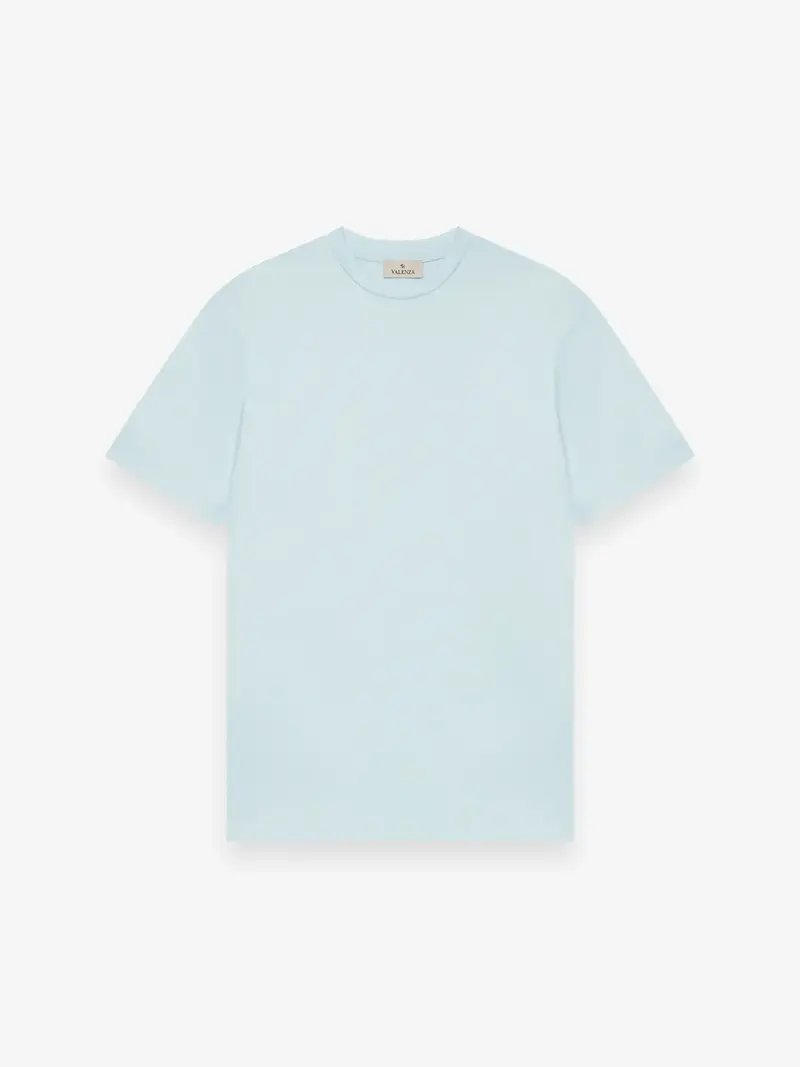 VALENZA T Shirt Interlock Aqua