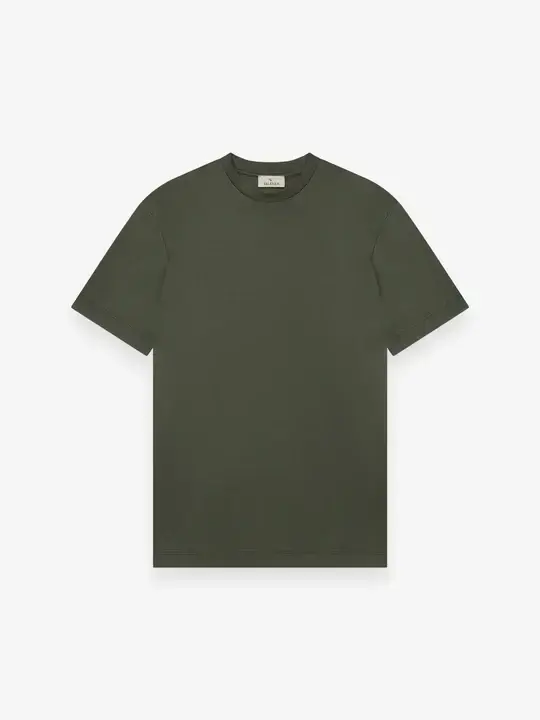 VALENZA T Shirt interlock supima t-shirt green