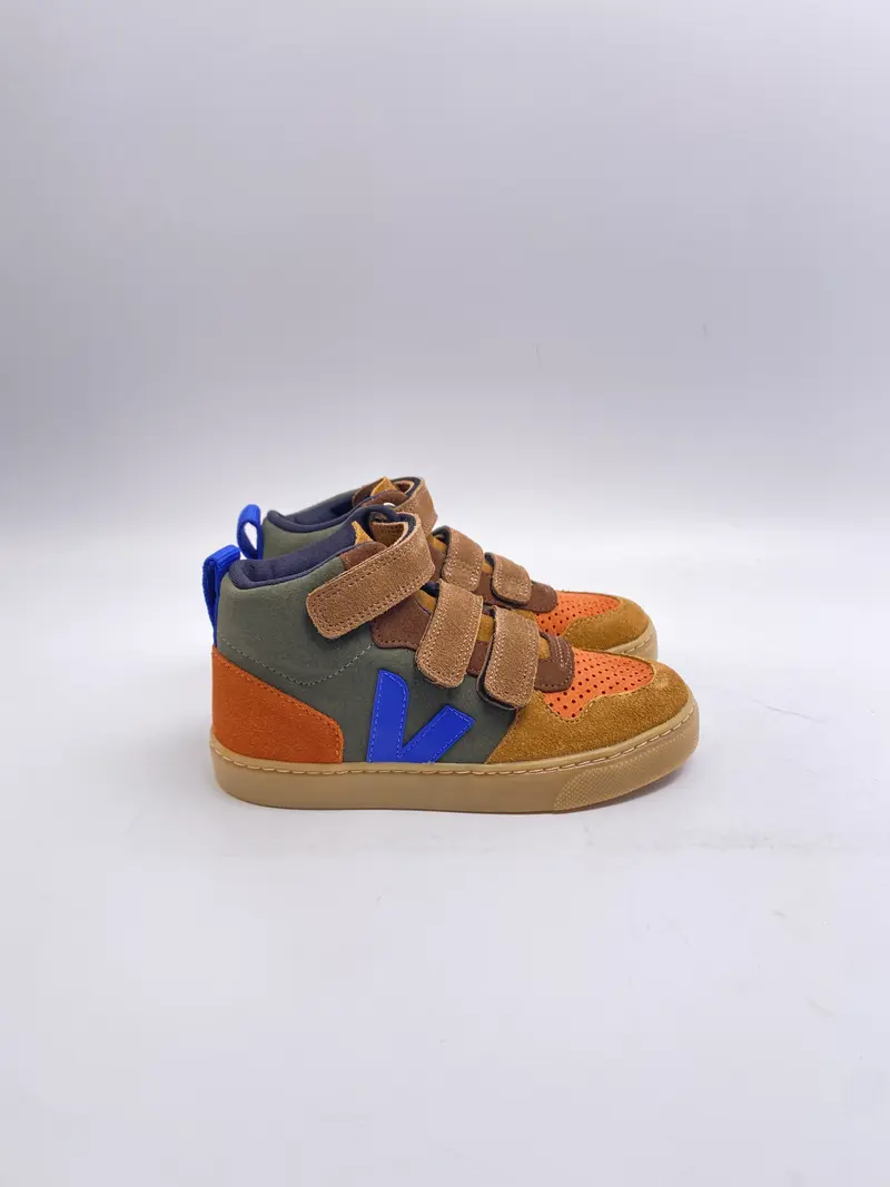 Veja small v-10 mid suede Multicolour mud paros
