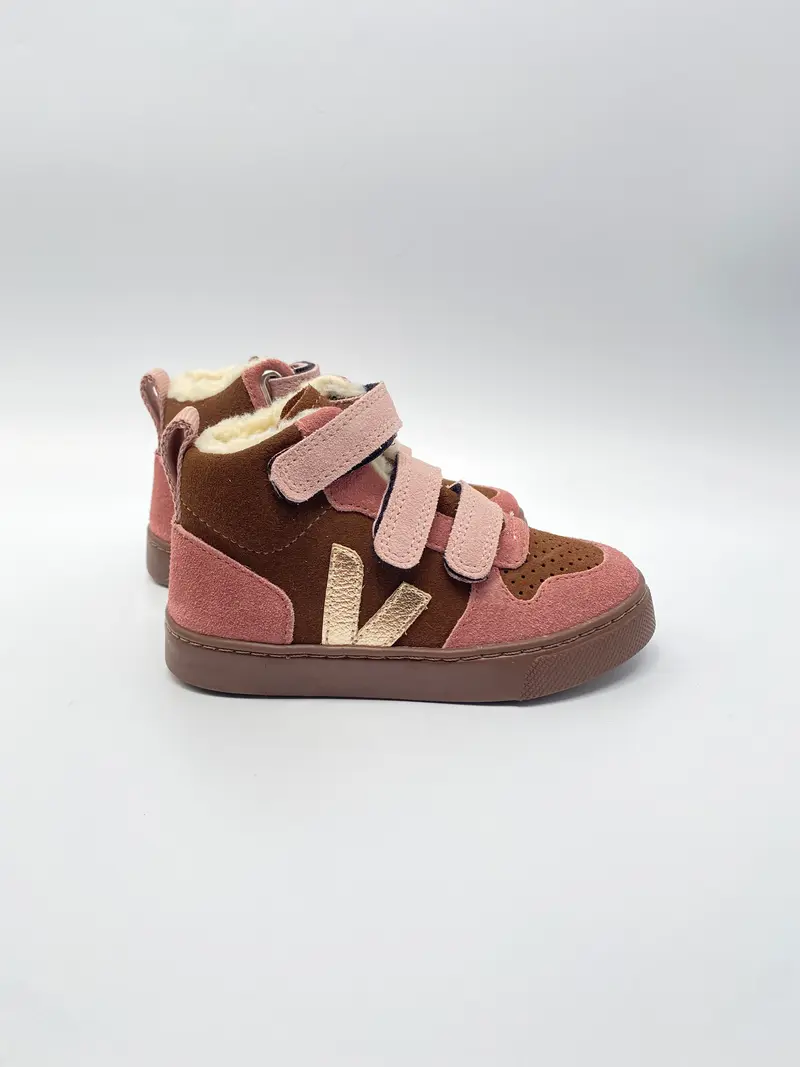 Veja small V-10 walnut platine bark gevoerd