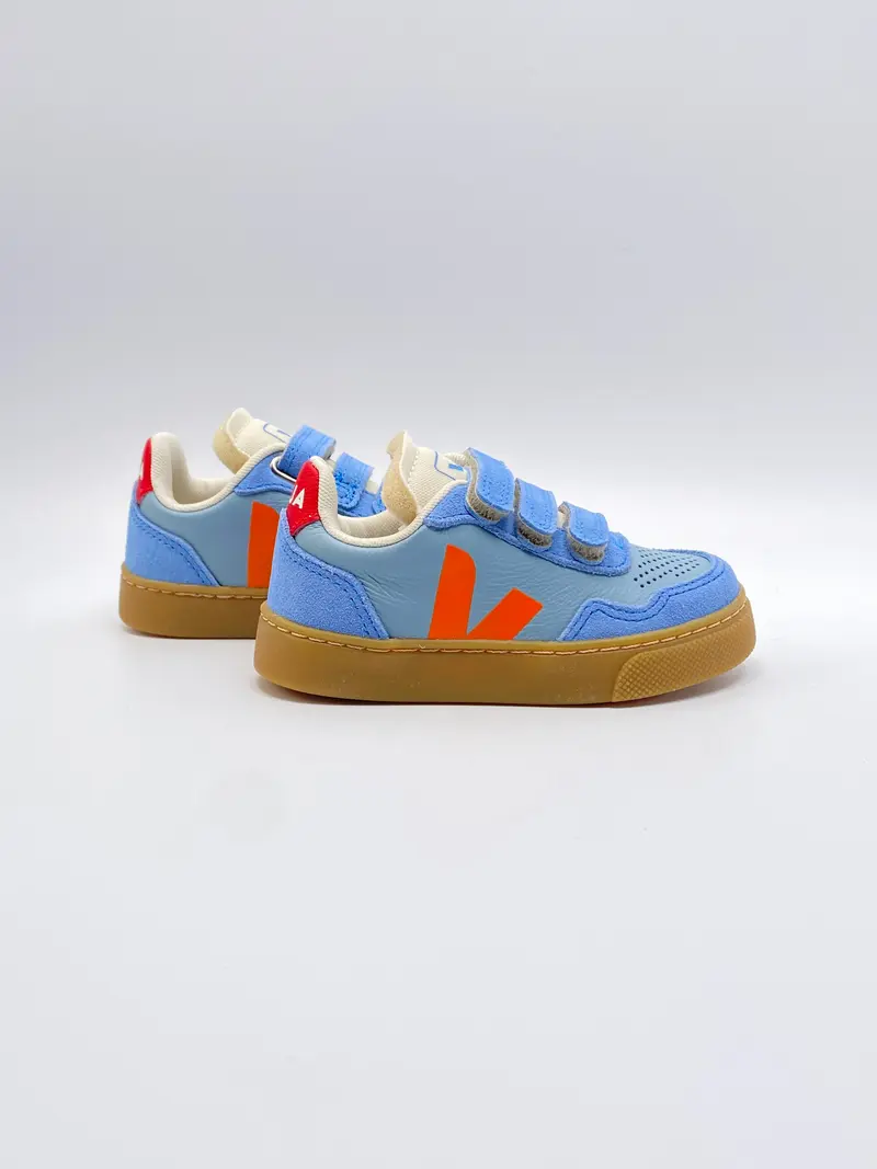 Veja small V-90 O.T. leather steel fury natural