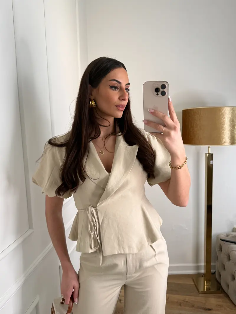 Vera blouse - beige