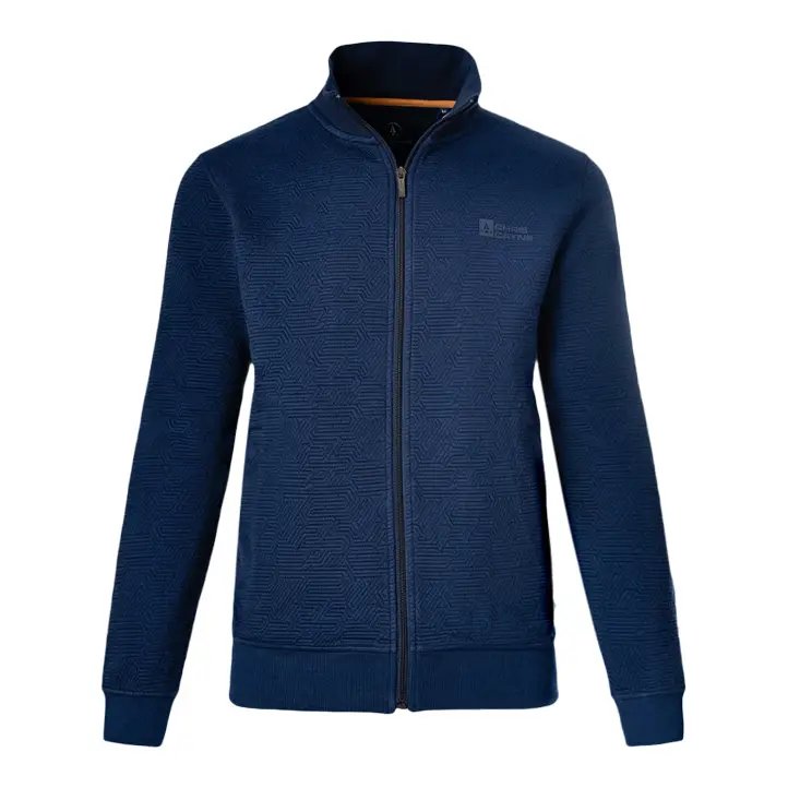 Vest Uni Donkerblauw Zigzag