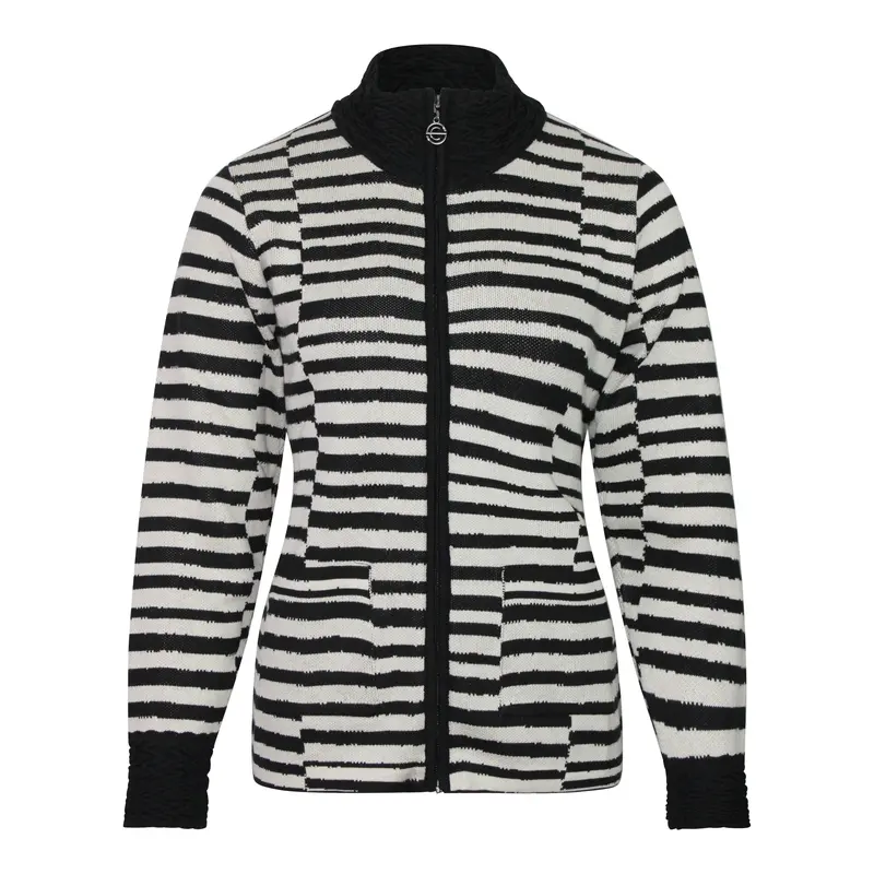 Vest Zwart Wit Zebra Streep